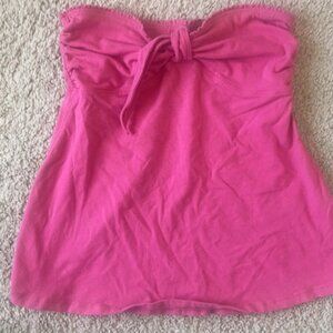 pink hollister tube top